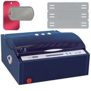 ME1000 DOG TAG MACHINE (350) EMBOSS - GSA Products